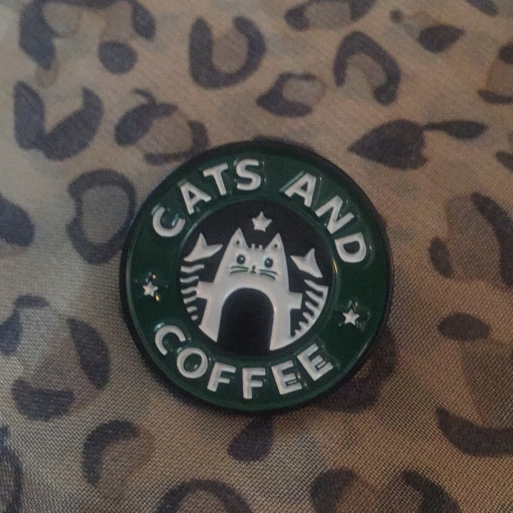 Cats and Coffee TAC PIN
